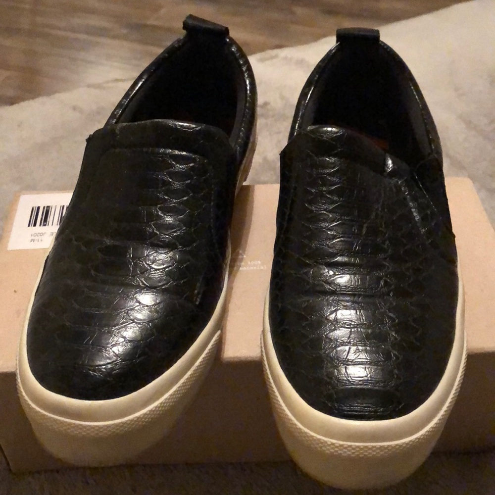 Zara snake skin slip on